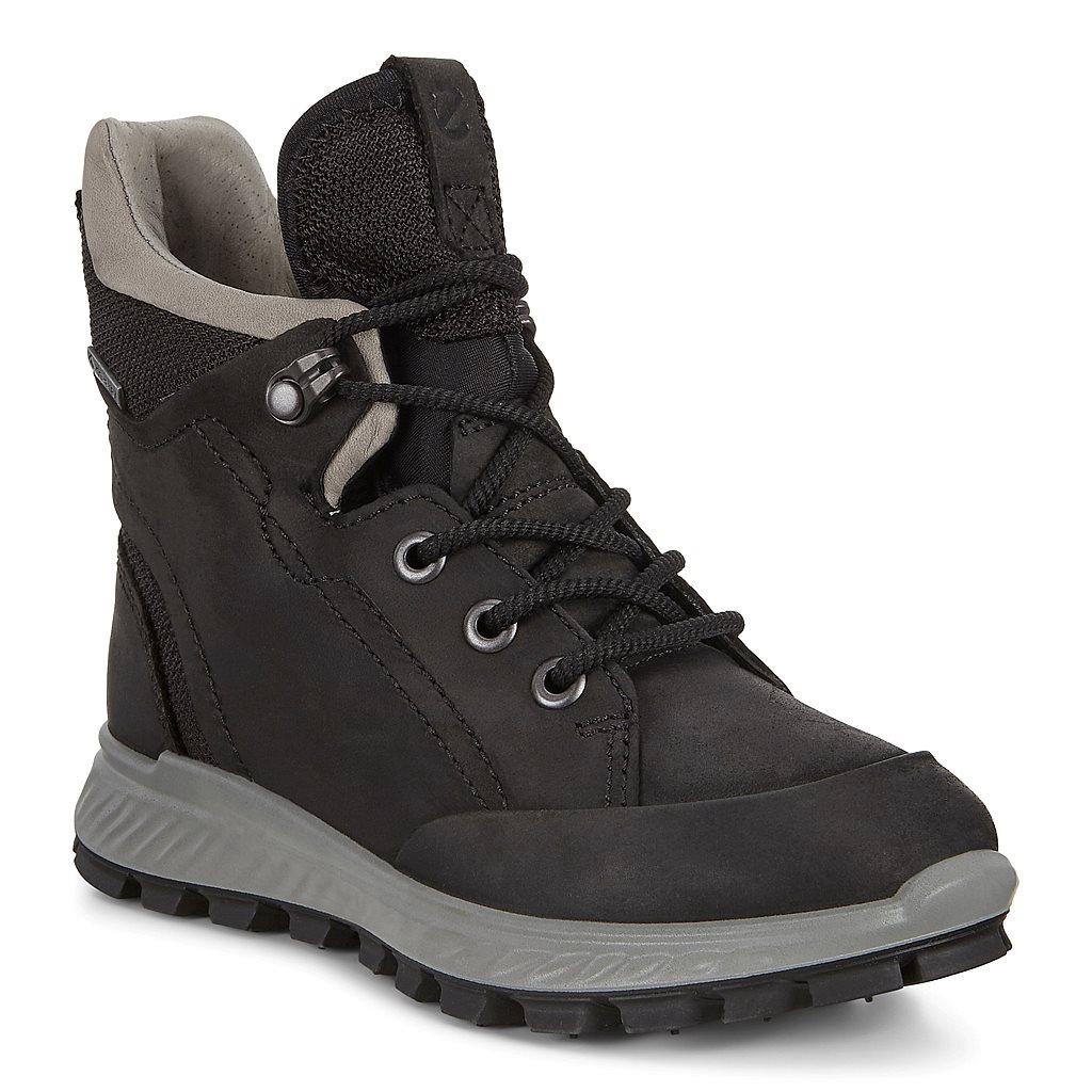 Ecco Exostrike Boys Outdoor Boots In Black Outlet - India JHK-168372